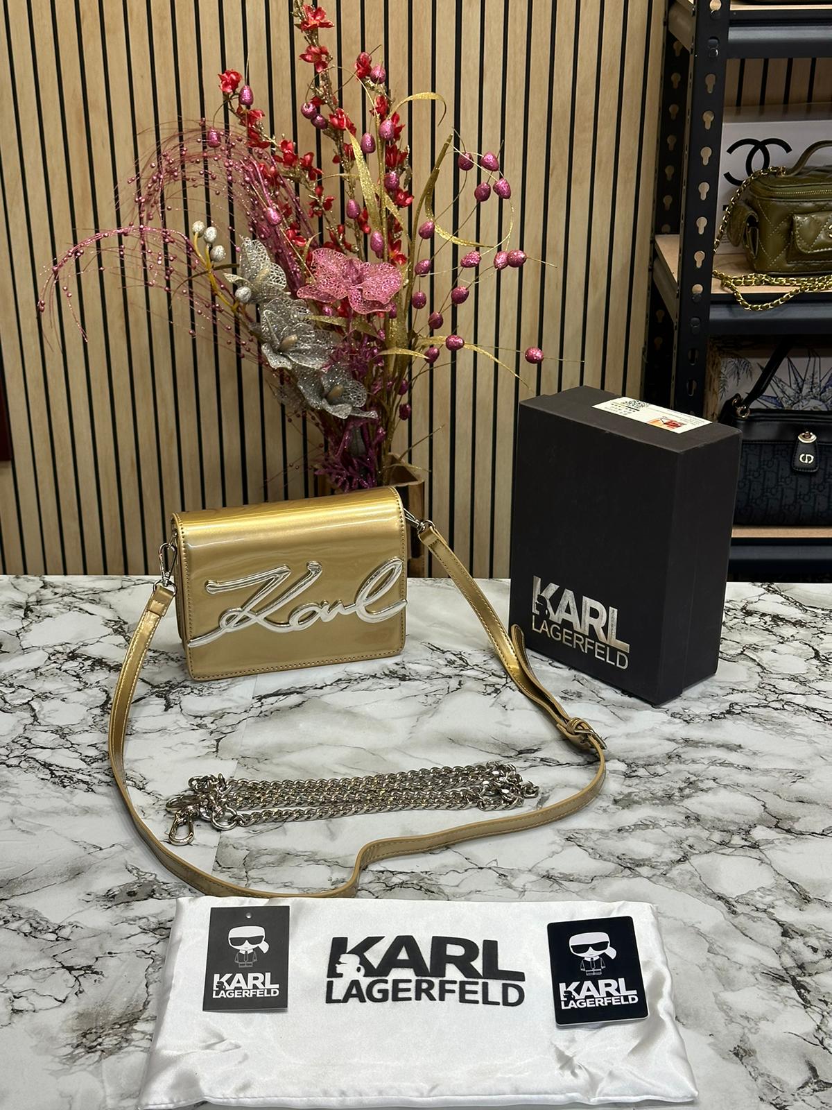 Karl Glossy Sling Bag - Image 3